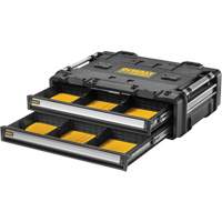 Bloc &agrave; 2 tiroirs TOUGHSYSTEM 2.0 DXL, 30" x 21-13/20" x 10", Noir/Jaune Chandler Sales