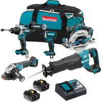 Ensemble de 5 outils sans balai 18V LXT, Lithium-ion, 18 V Chandler Sales