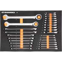MEGAMOD Metric Mechanics Tool Set in Modular Foam Trays with Rolling Cabinet, 358 Pieces Chandler Sales