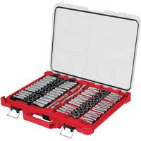 Metric/SAE Ratchet & Socket Set with PACKOUT Low-Profile Organizer, 98 Pcs, 3/8" Drive Size Chandler Sales