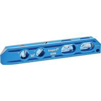 TRUE BLUE&reg; Die Cast Torpedo Level, 8" L, Aluminum, 4 Vials, Magnetic Chandler Sales