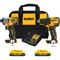 Brushless Cordless Drill/Driver & Impact Driver Combo Kit, Lithium-Ion, 20 V Chandler Sales
