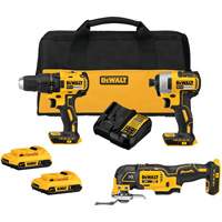 Brushless Cordless 3-Tool Combo Kit, Lithium-Ion, 20 V Chandler Sales