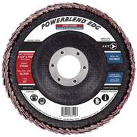 POWERBLEND EDG Flap Disc, 4-1/2" x 7/8", Type 27, CG60 Grit, Ceramic Chandler Sales