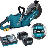 Tronçonneuse &agrave; meule &eacute;lectrique 40?V?max XGT sans balais avec trousse de batteries 8,0?Ah , 9", 40 V Chandler Sales