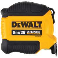 ATOMIC COMPACT SERIES Tape Measure, 26'/8 m, Imperial & Metric Graduations Chandler Sales