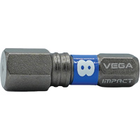 Embout Impactech, Hexagonale, 8 mm, Prise 1/4" Chandler Sales