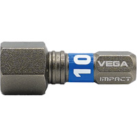 Embout Impactech, Hexagonale, 10 mm, Prise 1/4" Chandler Sales