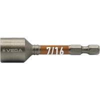 Tourne-&eacute;crou Impactech, Embout 7/16", Prise 1/4", 2-9/16" lo, Magn&eacute;tique Chandler Sales