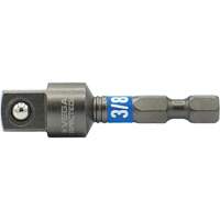 Adaptateur de douille &agrave; chocs Impactech, 1/4" Prise, Dimension m&acirc;le 3/8", 2" lo Chandler Sales