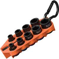 Jeu de douilles &agrave; chocs SAE pr&ecirc;t &agrave; emporter, 10 Mcx, Chocs, Prise de 3/8" Chandler Sales