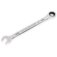 90-Tooth 12 Point Ratcheting Combination Wrench, 12 Point, 9/16", Chrome Finish Chandler Sales