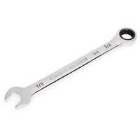 90-Tooth Ratcheting Combination Wrench, 12 Point, 7/8", Chrome Finish Chandler Sales