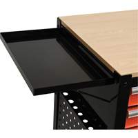 Utility Cart, 4 Drawers, Black/Orange Chandler Sales