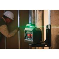 Laser &agrave; lignes crois&eacute;es 360° auto-nivelant &agrave; faisceau vert Chandler Sales