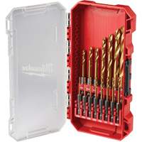 SHOCKWAVE Impact-Duty Drill Bit  Set, 15 Pieces, Titanium Chandler Sales