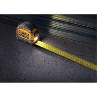TOUGHSERIES Lighted Tape Measure, 26'/8 m, Imperial & Metric Graduations Chandler Sales