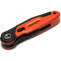 Folding Utility Knife, 1" Blade, Steel Blade, Aluminum Handle Chandler Sales
