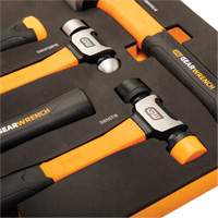 Mixed Hammer Set in Foam Storage Tray, 5 Pieces Chandler Sales
