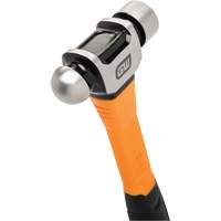 Ball Pein Hammer, 16 oz. Head Weight, Plain/Polished Face, Fibreglass Handle Chandler Sales