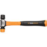 Soft Face Hammer, 16 oz. Head Weight, Plain Face, Solid Steel Handle, 12-1/4" L Chandler Sales