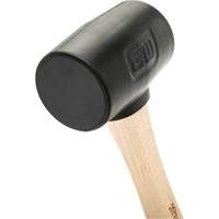 Rubber Mallet, 16 oz., Wood Handle, 13" L Chandler Sales