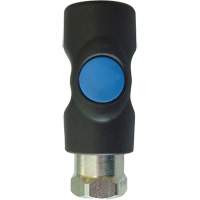 TOPQUIK S1 Industrial Quick Coupler, Polyester Composite/Stainless Steel, 1/4", Female NPT, 174 PSI Chandler Sales