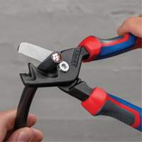 StepCut&reg; XL Cable Shears with KNIPEXTEND Handle, 9" Chandler Sales