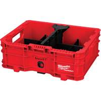 Bac &agrave; profil bas PACKOUT, 15" x 18-5/8" x 6-5/8", Noir/Rouge Chandler Sales
