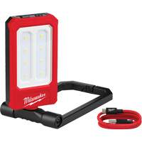 Rechargeable Low-Profile Magnetic Task Light, LED, 100/250/500 Lumens, Plastic/Aluminum Housing Chandler Sales