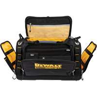ToughSystem&reg; 2.0 Dirt Repellent Jobsite Tool Bag, 1680 Denier, 50 Pockets, Black/Yellow Chandler Sales