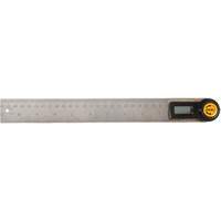 Localisateur d'angle num&eacute;rique et r&egrave;gle, 11" lo, Acier inoxydable, Graduations de 1/32" Chandler Sales