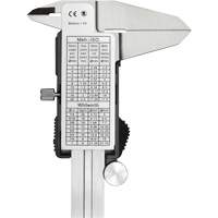 Digital Caliper, 0.0005" (0.01 mm) Resolution, 0" - 6" (0 mm - 150 mm) Range Chandler Sales