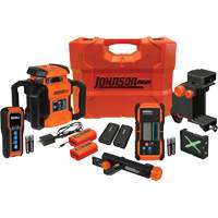 GreenBrite&reg; Dual Slope Rotary Laser Level Kit, 4000' (1219.2 m), 510 Nm/530 Nm Chandler Sales