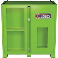 Armoire de rangement d'&eacute;PI sur place, Acier, Vert lime haute visibilit&eacute; Chandler Sales