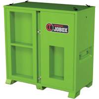 Armoire de rangement d'&eacute;PI sur place, Acier, Vert lime haute visibilit&eacute; Chandler Sales