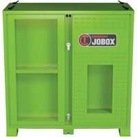 Armoire ventil&eacute;e pour le rangement d'&eacute;PI sur place, Acier, Vert lime haute visibilit&eacute; Chandler Sales