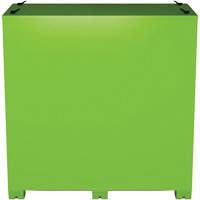 Armoire ventil&eacute;e pour le rangement d'&eacute;PI sur place, Acier, Vert lime haute visibilit&eacute; Chandler Sales