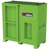 Armoire ventil&eacute;e pour le rangement d'&eacute;PI sur place, Acier, Vert lime haute visibilit&eacute; Chandler Sales