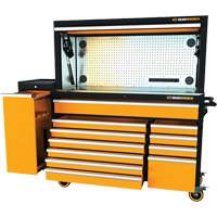 MEGAMOD Master Mechanics Tool Set in Premium Modular Foam Trays with Tool Storage & Shop Equipment, 1331 Pieces Chandler Sales