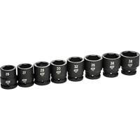 6-Point Metric Socket Set, 8 Pcs, Impact, 3/4" Drive Size Chandler Sales