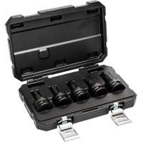 Metric Impact Bit Socket Set with Blow Mold Case, Hex, 3/4" Drive, 5 Pcs Chandler Sales