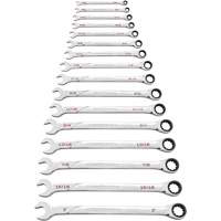 120XP Universal Spline XL SAE Wrench Set, Ratcheting Combination, 16 Pieces, Imperial Chandler Sales