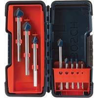 Glass & Tile Drill Bit Set, 8 Pieces, Carbide Chandler Sales