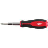 11-in-1 Magnetic 1/4" & 3/8" Drive Multi-Bit Screwdriver, 8" L, Cushion Grip Handle Chandler Sales