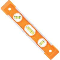 Niveau torpille, 9" lo, Plastique, 3 fioles, Magn&eacute;tique Chandler Sales