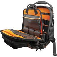 Sac &agrave; outils dorsal Tradesman Pro Tool Master, 11" lo x 13-1/2" la, Noir/Gris/Orange, Polyester Chandler Sales