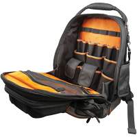 Sac &agrave; outils dorsal Tradesman Pro Tool Master, 11" lo x 13-1/2" la, Noir/Gris/Orange, Polyester Chandler Sales