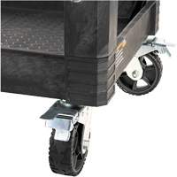 Chariot utilitaire MODbox, 0 tiroirs, 44-63/100" lo x 25-1/2" la x 39" h, Noir Chandler Sales