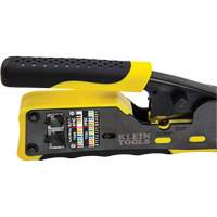 Ratcheting Ethernet Cable Crimper/Stripper/Cutter for Pass-Thru Connectors Chandler Sales